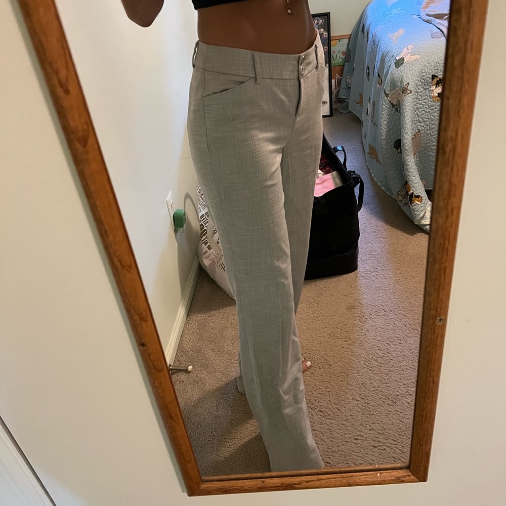 White House Black Market grey pants